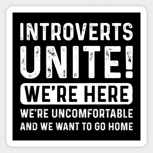 Introverts Unite Magnet